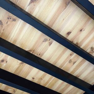 Parquet pin maritime mezzanine double face en noueux largeur 140mm